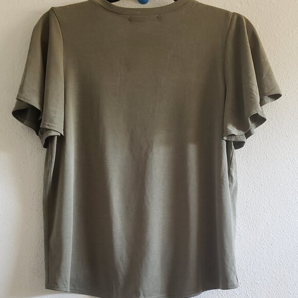 Green Envelope Top - Picture 4 of 4